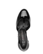 Marco Tozzi Patent T-Bar Shoe Black