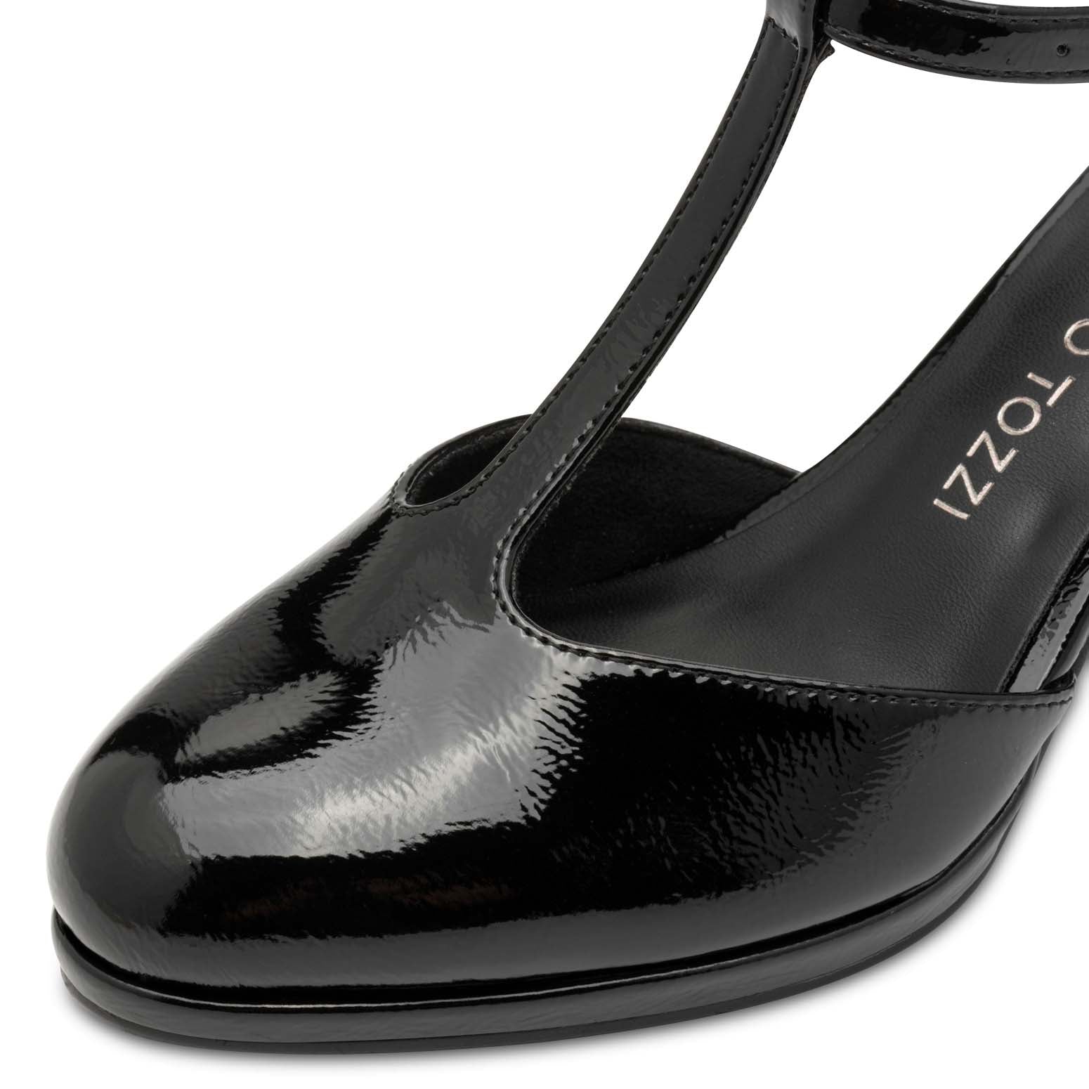Marco Tozzi T-Bar Black Patent