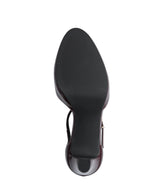Marco Tozzi Patent T-Bar Shoe Bordeaux