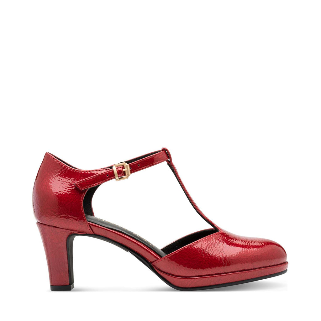 Marco Tozzi T-Bar Red Patent