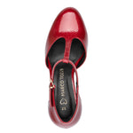 Marco Tozzi T-Bar Red Patent