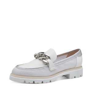 Marco Tozzi Chunky Loafer White Comb