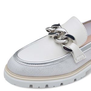 Marco Tozzi Chunky Loafer White Comb