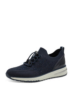Marco Tozzi Slip On Knit Trainer Navy Comb