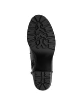 Marco Tozzi High Laced Patent Ankle Boot Black