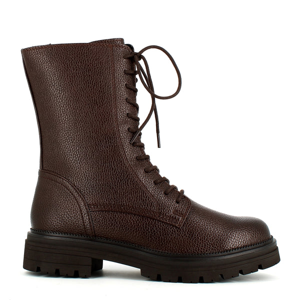 Marco Tozzi Military Style Laced Boot Cafe
