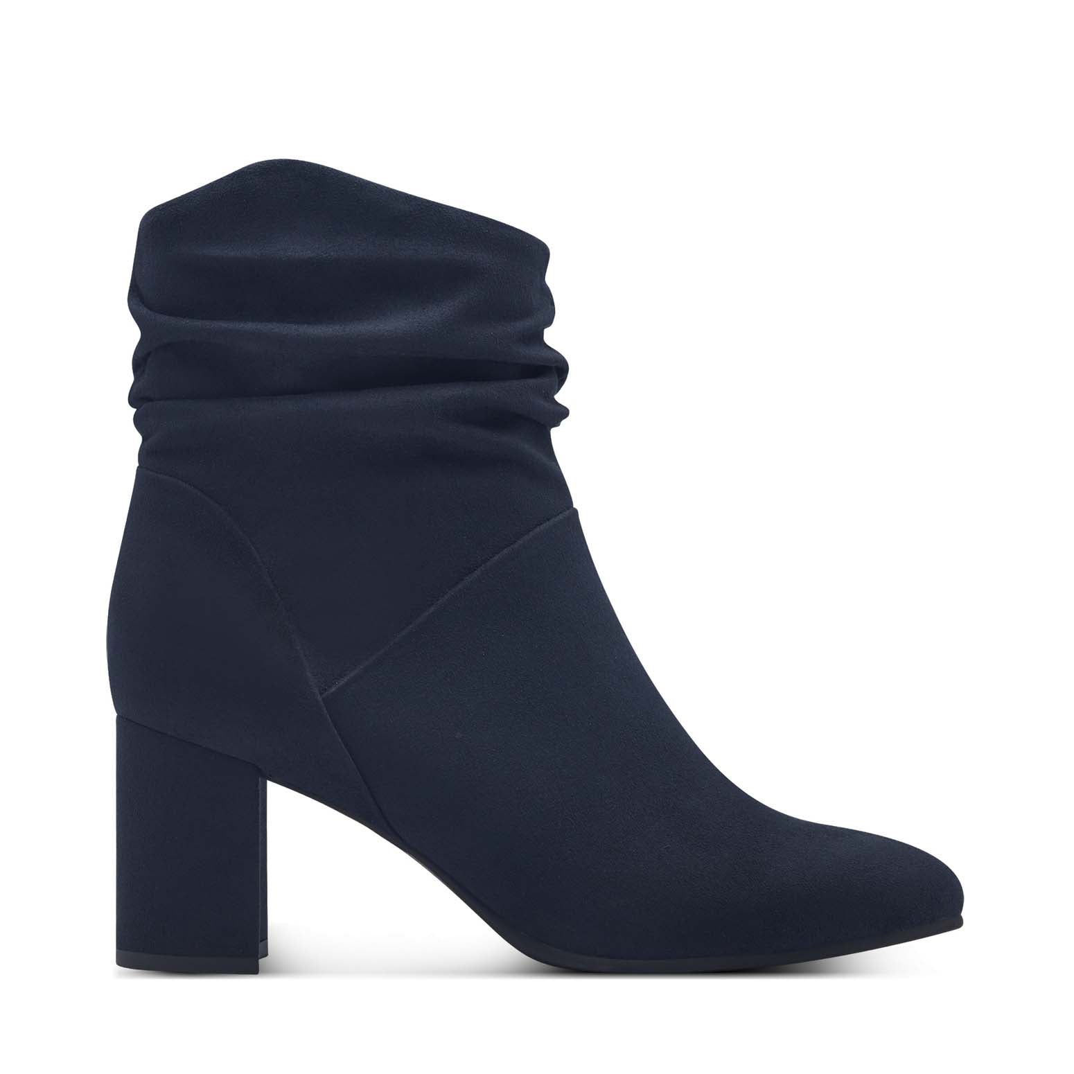 Marco Tozzi Slouch Ankle Boot Navy