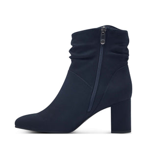 Marco Tozzi Slouch Ankle Boot Navy