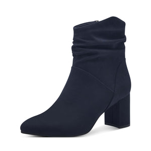 Marco Tozzi Slouch Ankle Boot Navy