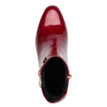 Marco Tozzi Ankle Boot Red Patent