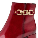 Marco Tozzi Ankle Boot Red Patent
