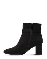 Marco Tozzi Block Heel Buckle Ankle Boot Black