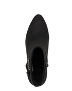 Marco Tozzi Block Heel Buckle Ankle Boot Black
