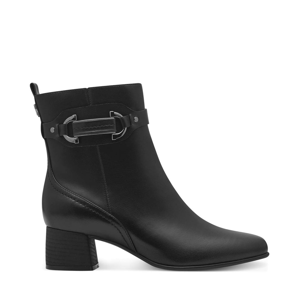 Marco Tozzi Classic Block Heel Boot Black