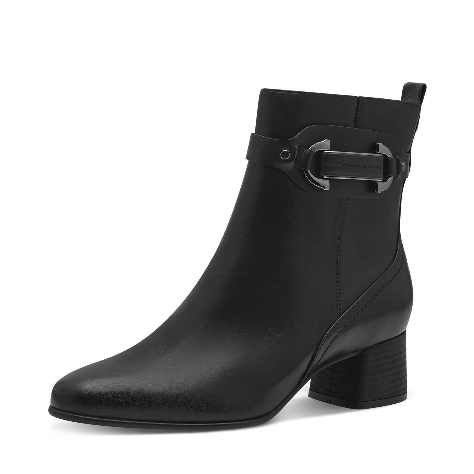 Marco Tozzi Classic Block Heel Boot Black