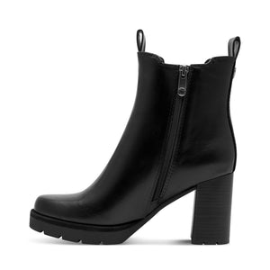 Marco Tozzi Chelsea High Platform Ankle Boot Black