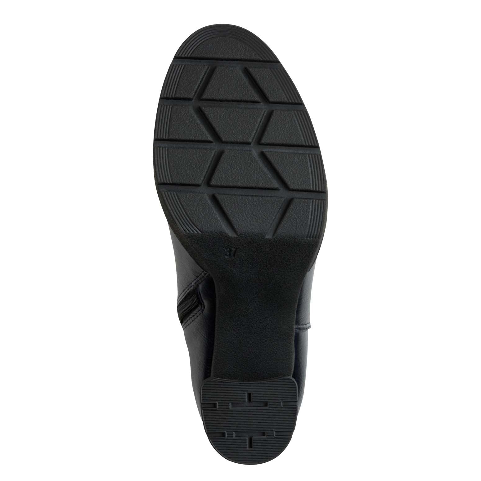 Marco Tozzi Chelsea High Platform Ankle Boot Black