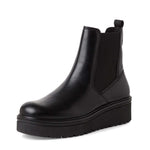 Marco Tozzi Wedge Chelsea Boot Black