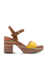 Marco Tozzi Platform Sandal Lemon Comb