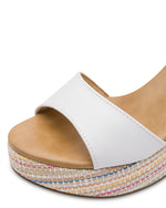 Marco Tozzi Platform Sandal White