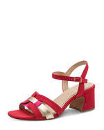 Marco Tozzi Strappy Sandal Red Comb