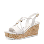 Marco Tozzi High Wedge Sandal White