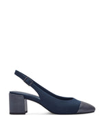 Marco Tozzi Slingback Navy Comb