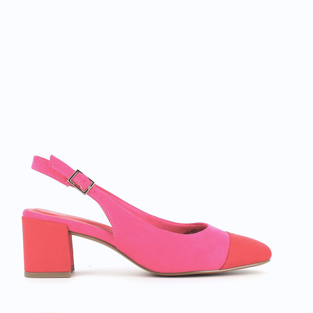 Marco Tozzi Slingback Pink Red