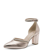 Marco Tozzi Diamante Occasion Shoe Platinum