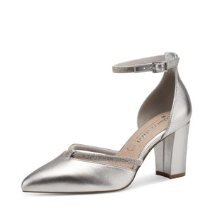 Marco Tozzi Diamante Occasion Shoe Silver