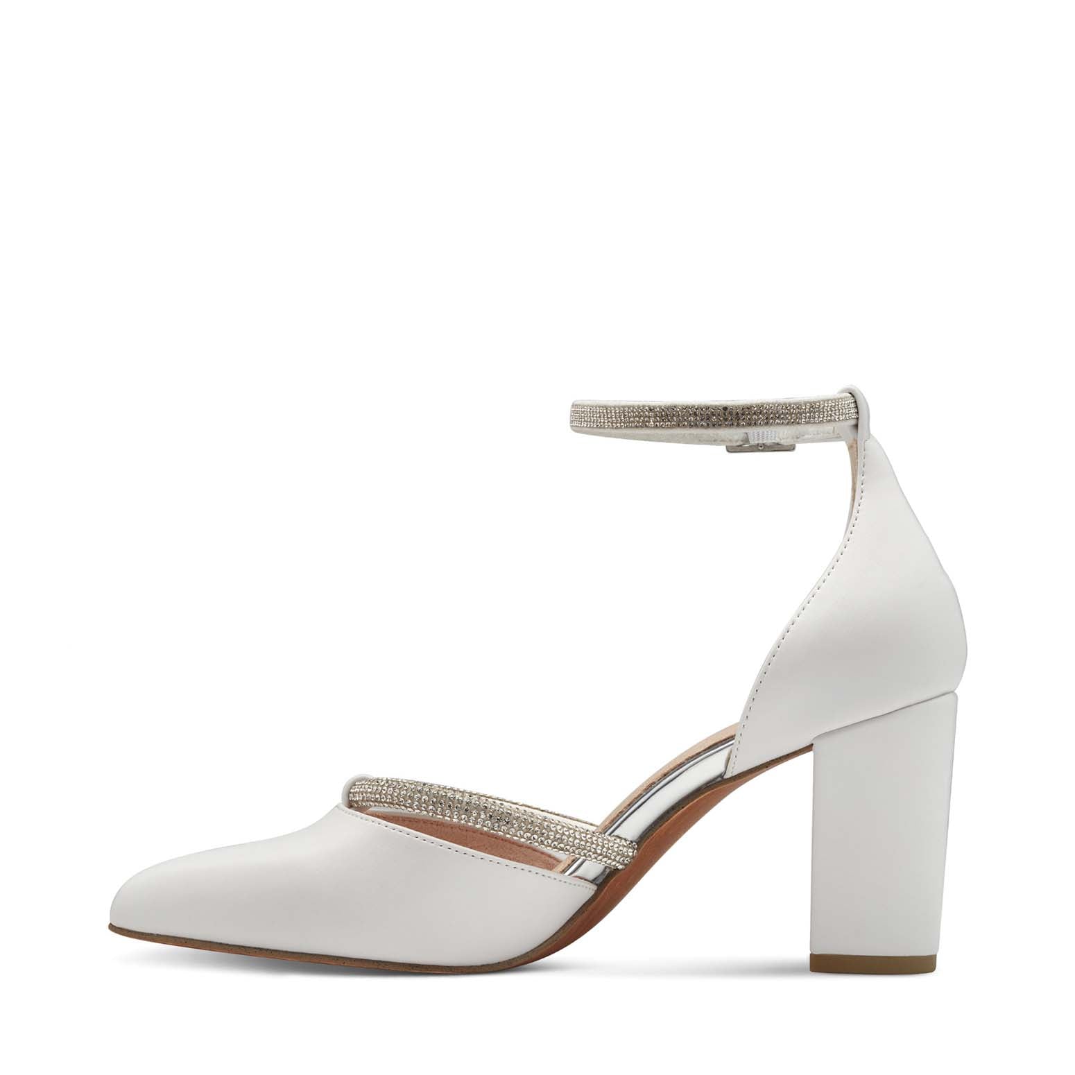 Marco Tozzi Diamante Occasion Shoe White