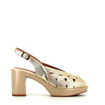 Pitillos High Platform Slingback Gold