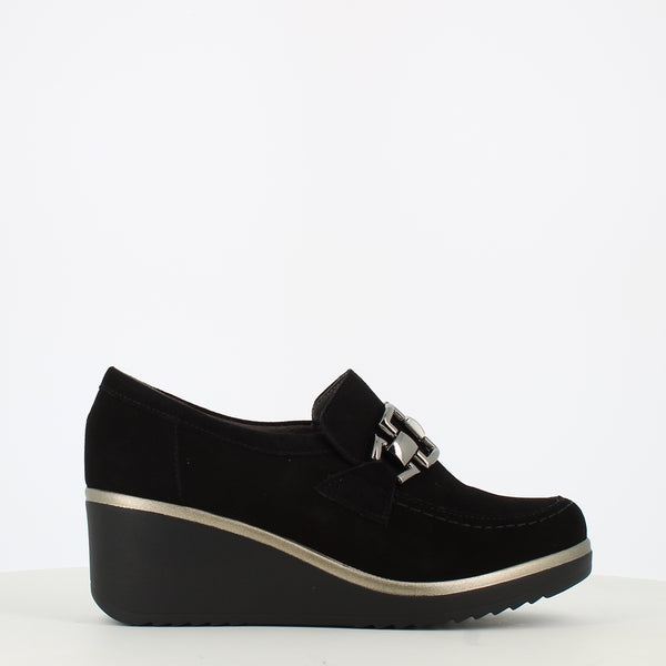 Pitillos High Wedge Shoe Black