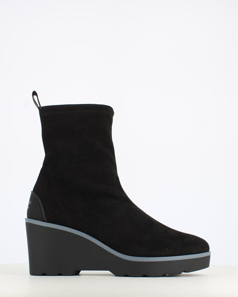 Pedro Miralles Weekend Wedge Ankle Boot Black