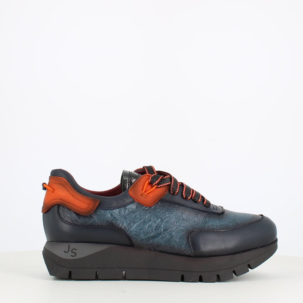 Jose Saenz Laced Shoe Cotton Navy