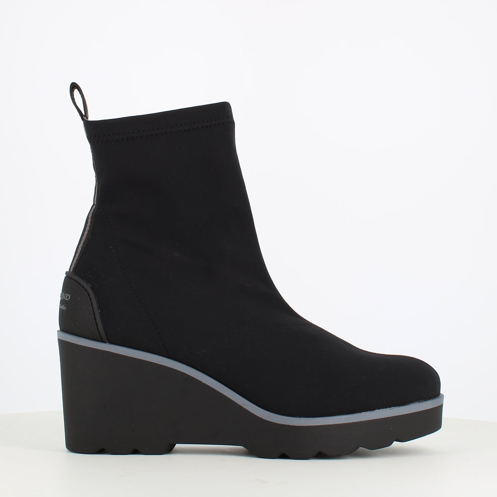 Pedro Miralles Weekend Wedge Ankle Boot Black