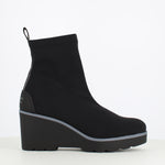 Pedro Miralles Weekend Wedge Ankle Boot Black