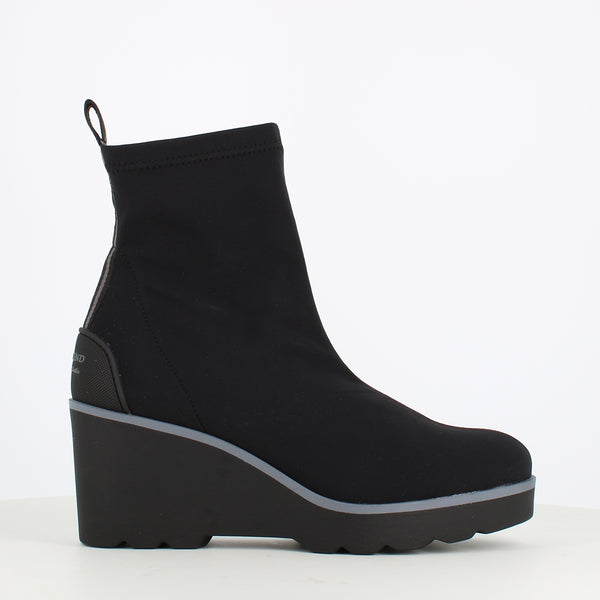Pedro Miralles Weekend Wedge Ankle Boot Black