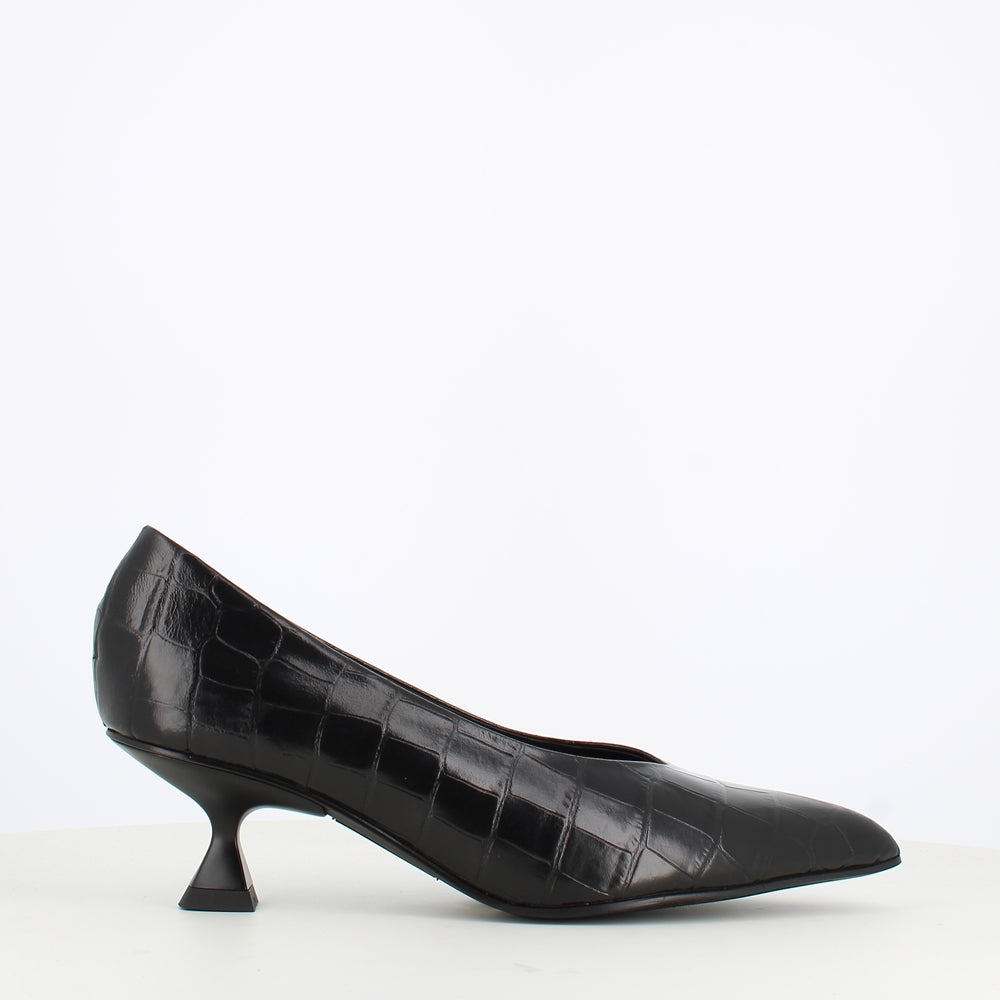 Pedro Miralles Kitten Heel Court Black