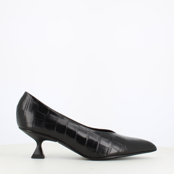 Pedro Miralles Kitten Heel Court Black