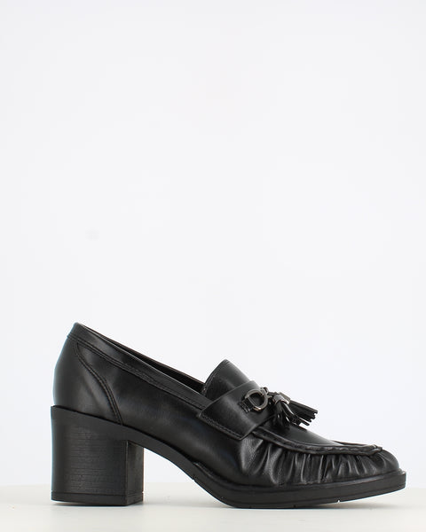 Claudia Ghizzani Classic High Loafer Black