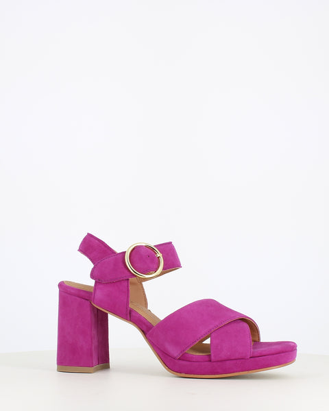 Cafe Moda Suede Platform Sandal