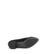 Gabor Classic Block Heel Court Black Suede