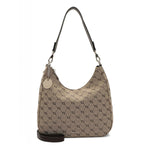 Tamaris Logo Print Shoulder Bag Sand