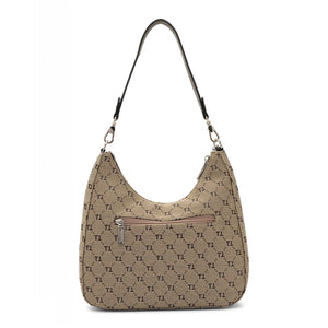 Tamaris Logo Print Shoulder Bag Sand