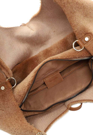 Tamaris Large Teddy Shopper Cognac