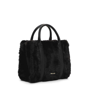 Tamaris Faux Fur Handbag Black