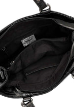 Tamaris Large Shopper Black Croc Effect