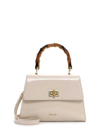 Tamaris Small Patent Handbag Beige
