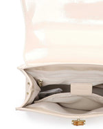 Tamaris Small Patent Handbag Beige